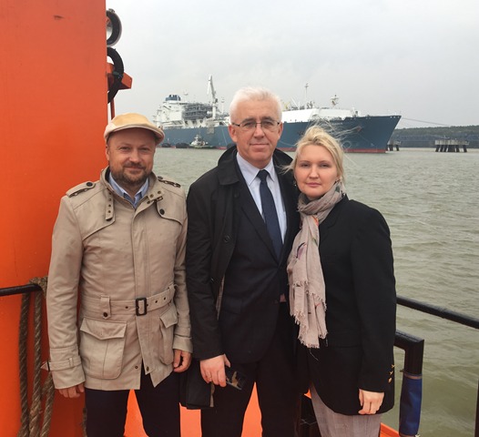 Klaipėdos uoste – Ukrainos ambasadoriaus viešnagė